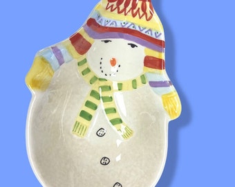 Snowman Dish