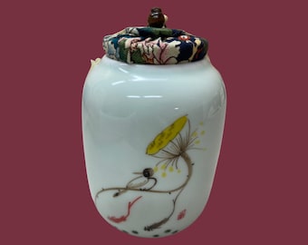 Antique Chinese Potpourri Ceramic Jar