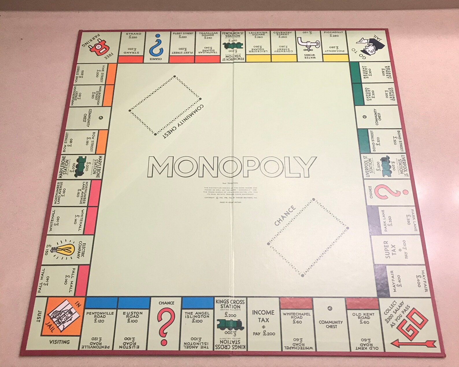 Very Rare British MONOPOLY Game John Waddington London and Etsy