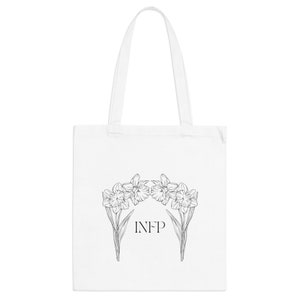 INFP Flower Tote Bag, Personality Type, MBTI, Myers Briggs Type Indicator, Personality Tote Bag, Typology Print, INFP Print, mbti Gift