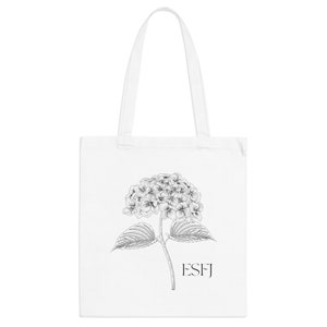 ESFJ Flower Tote Bag, Personality Type, MBTI, Myers Briggs Type Indicator, Personality Tote Bag, Typology Print, ESFJ Print, mbti Gift