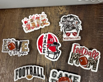 Bogg bag charms, football, personalized, bag accessories, Bogg bag hardware
