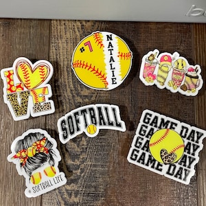 Bogg bag charms, softball,personalized, bag accessories, Bogg bag hardware