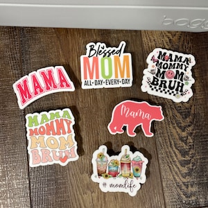 Acrylic Bogg Bag Charms, Mom Life Accessory