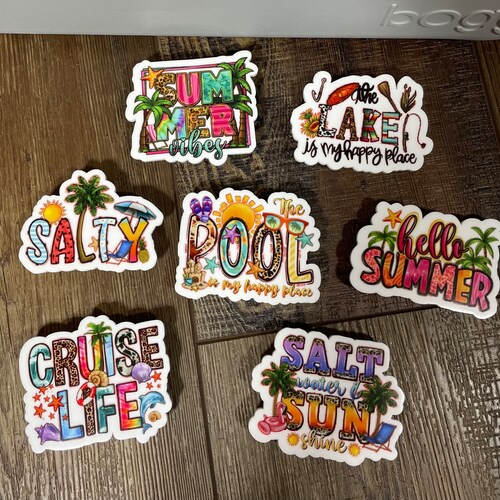 Charms para bolso Bogg, verano, playa, crucero, lago, piscina, salado, accesorio para charms de bolso Bogg, herrajes para bolso Bogg
