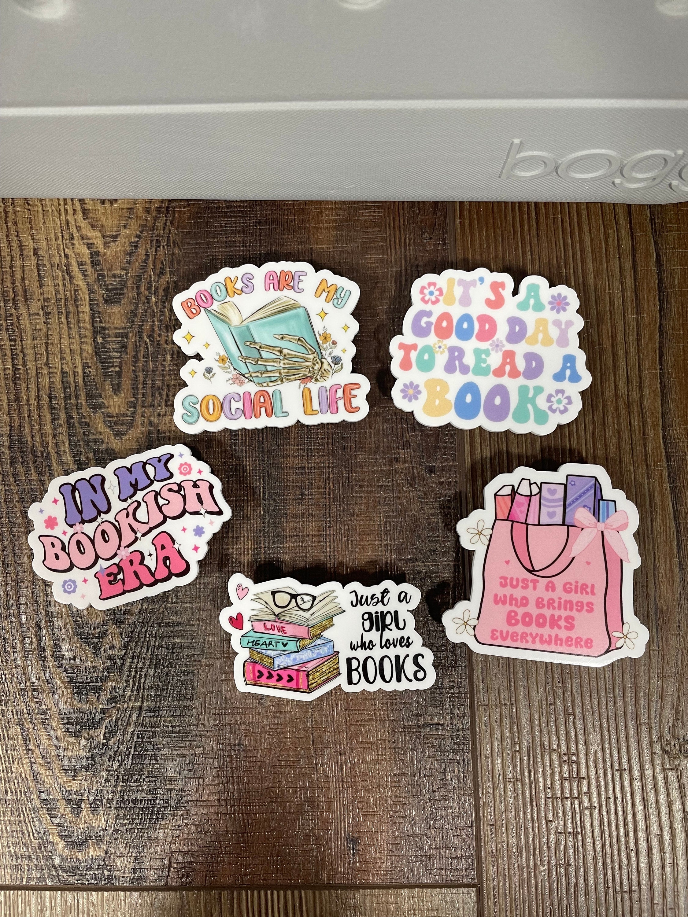 Bogg bag charms, bookish, girlie, book lover, Bogg bag charm accessory, Bogg bag hardware