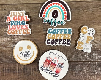 Coffee Bogg Bag Charms, Acrylic Bag Accessory