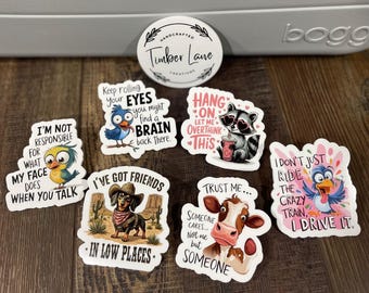 Bogg bag charms, funny, sarcastic animals, Bogg bag charm accessory, Bogg bag hardware