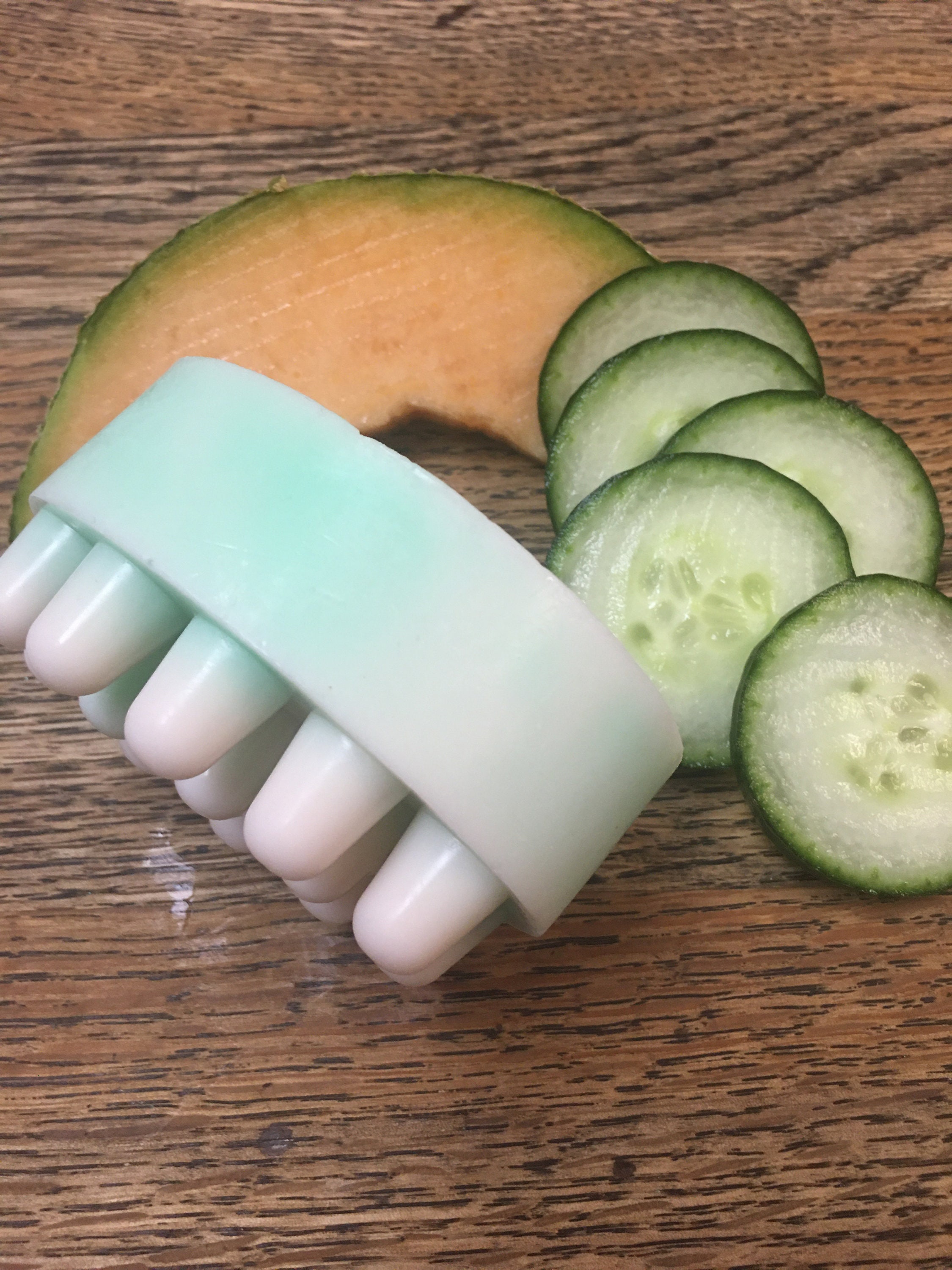 Cucumber Melon massage bar soap Etsy