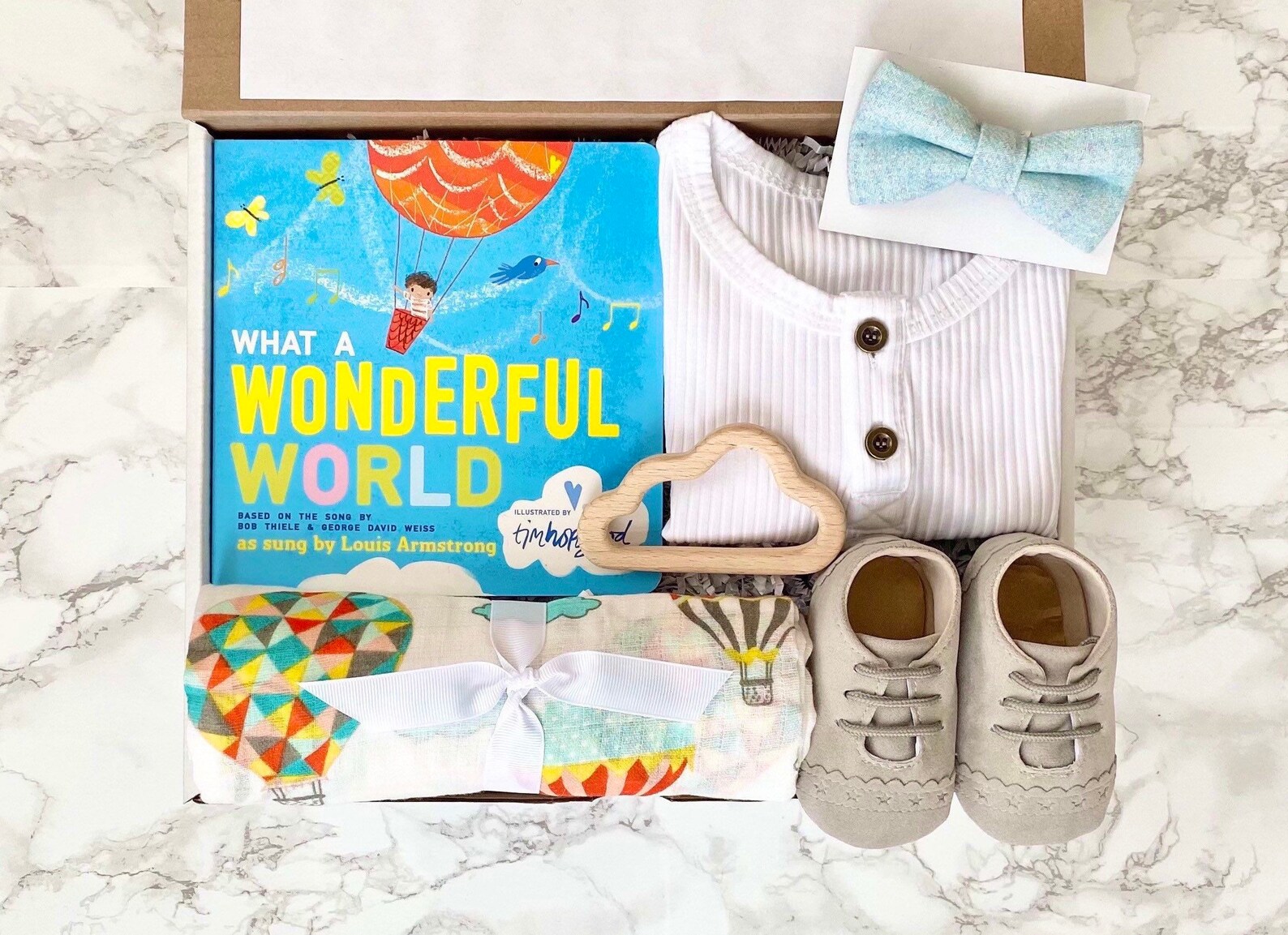 to the World Baby Gift Bundle, New Baby Boy Gift Box,
