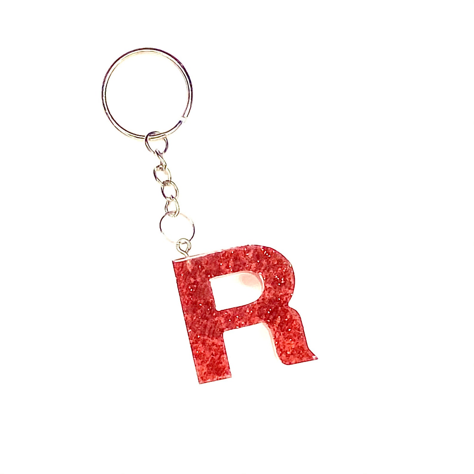 Initial Keychain Etsy