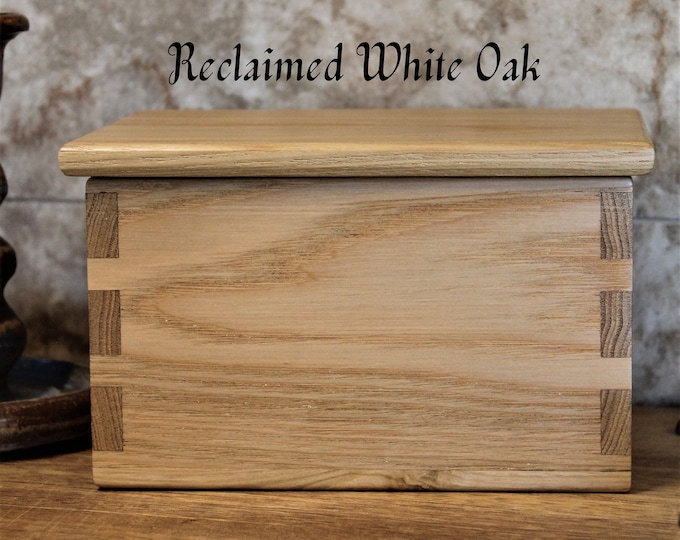 Decorative Wood Box With Lid 97, Box From Reclaimed Wood, Keepsake Box