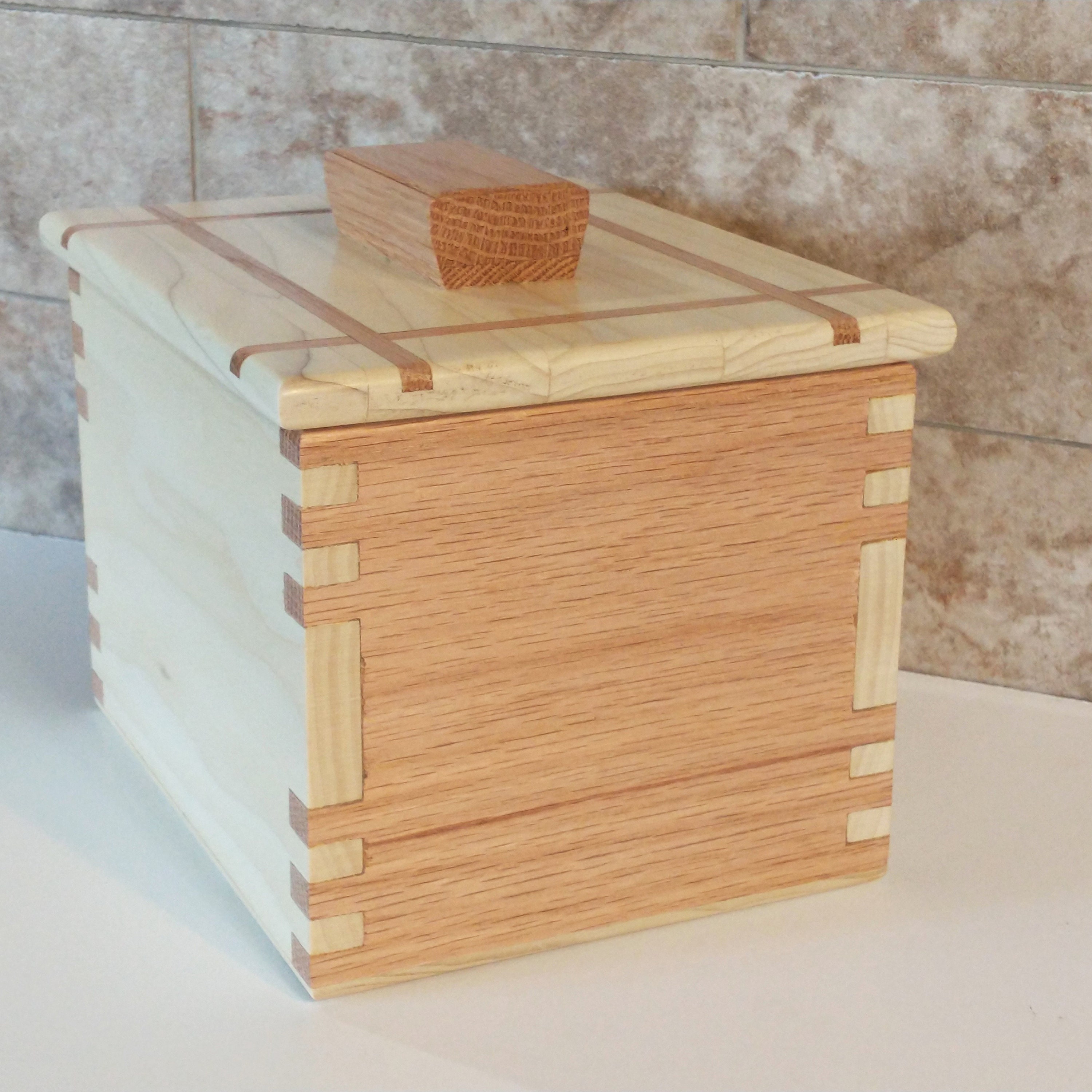 Decorative Wood Box With Lid Storage Box Poplar 158 Small Etsy