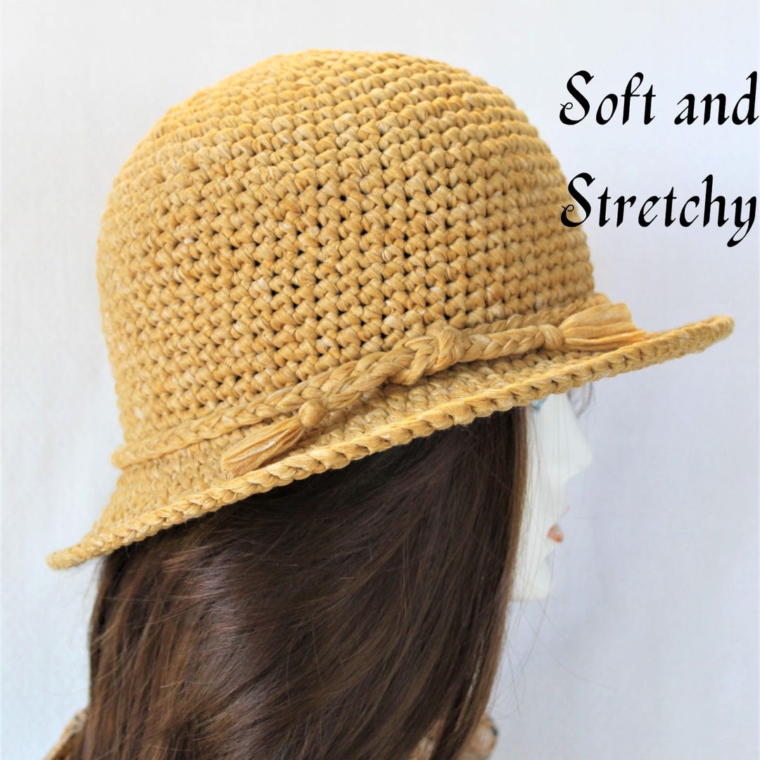 Marie Small Brim Hat in Natural/Gold main image 0