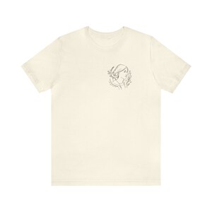Virginia Woolf (w/quote) - Unisex Jersey Short Sleeve Tee
