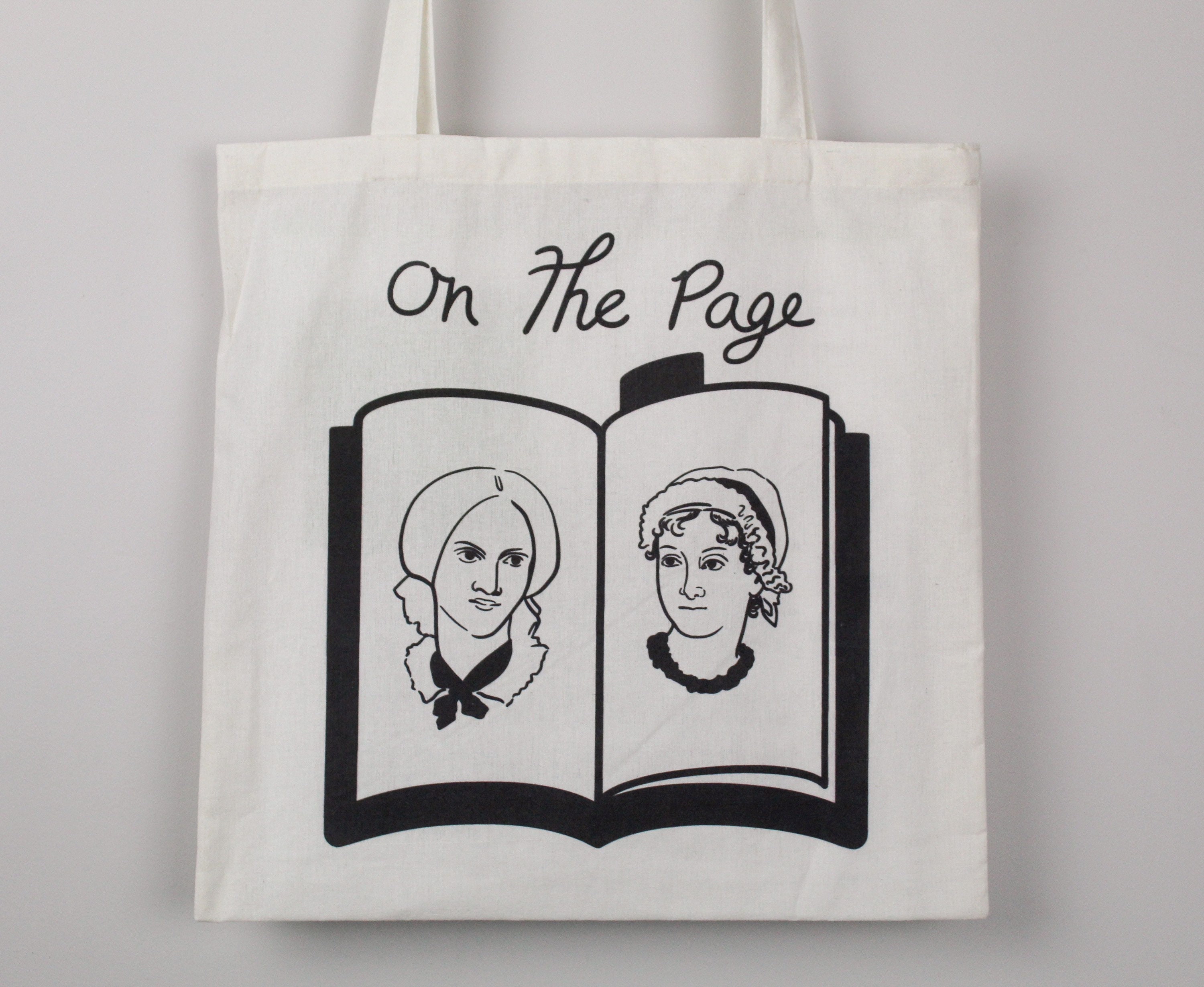 page tote bag