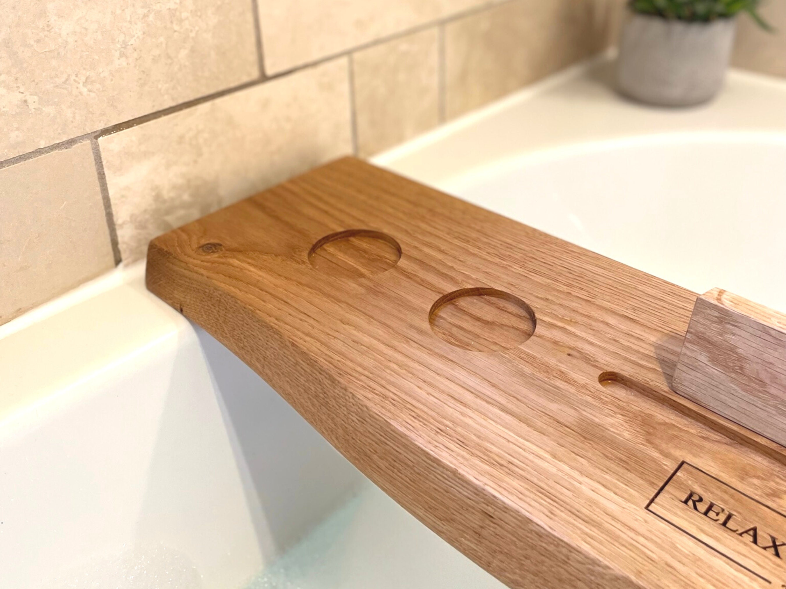 Wooden Wine Bottle & Glass Holder| Portable Wine Caddy| Bar Accessories