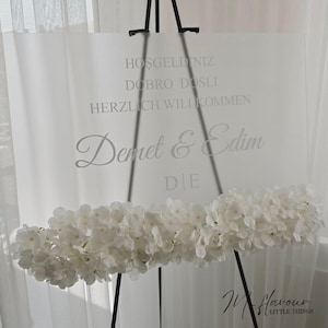 Welcome sign reception board for wedding engagement birthday... Stylish display