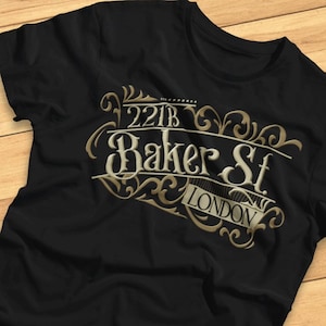 221B Baker Street - Funny Sherlock Holmes - T-shirt
