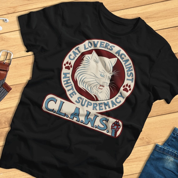Claws t shirt shop cat