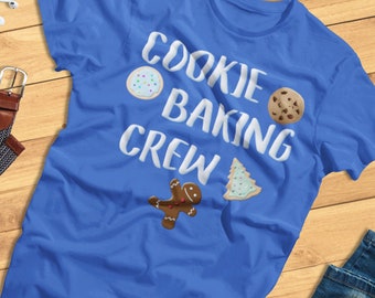 Cookie Baking Crew - Kerstmis, Winter, Sneeuw, Vakantie, Familie - T-Shirt
