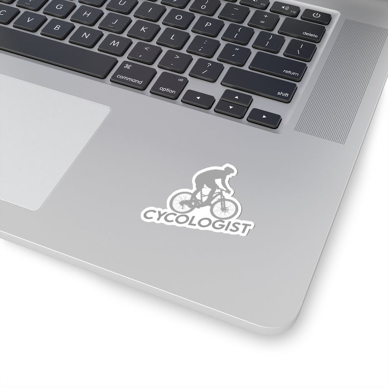 Cycologist Funny Bicycle Racer Kiss-Cut Sticker Biker Cyclist