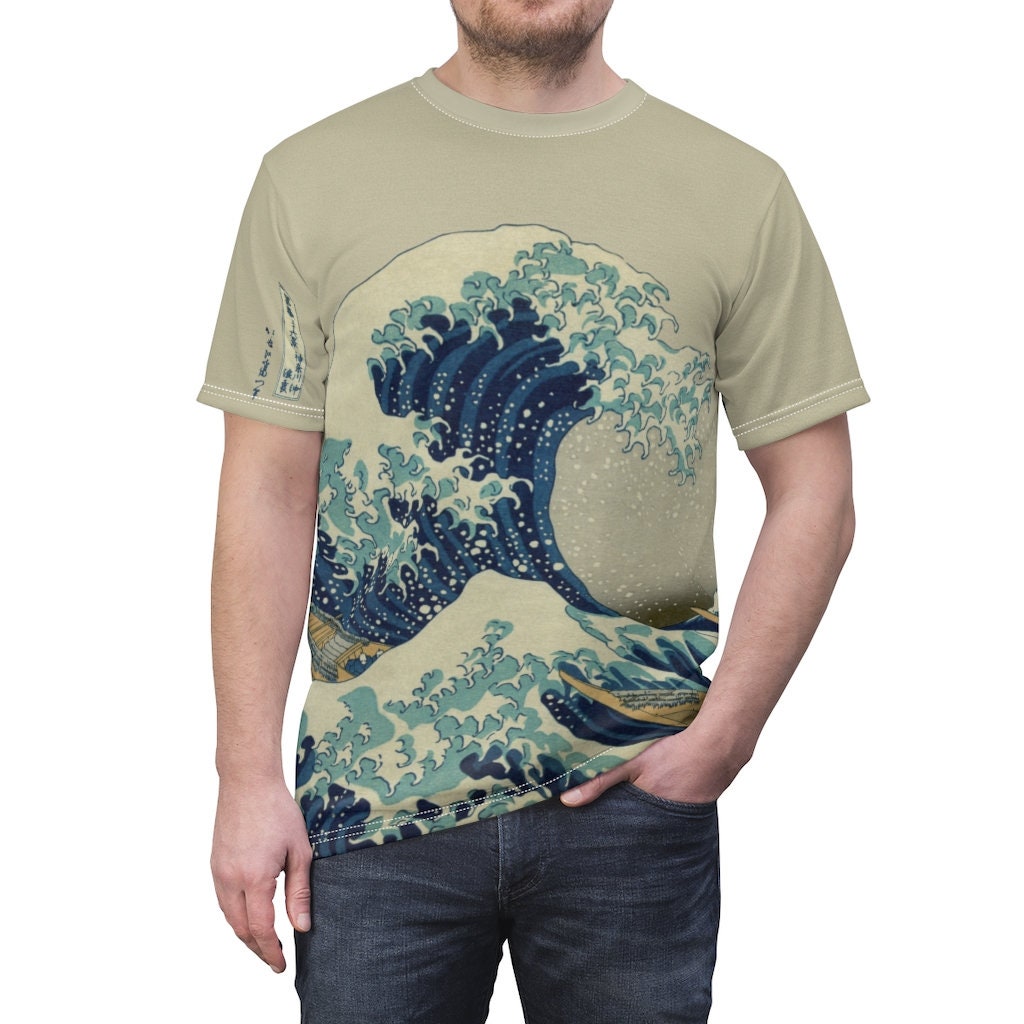 The Great Wave Off Kanagawa Art by Hokusai Japanese Artwork | Etsy
