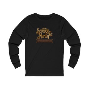 Scrooge & Marley - Funny Christmas - Unisex Jersey Long Sleeve Tee