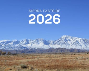 California 2026 Wall Calendar (Eastern Sierra Mountains)