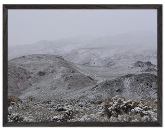 Wooden Framed Poster, Semi-Glossy Paper, Ready to Hang