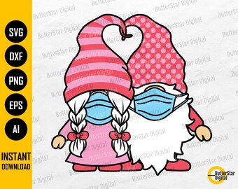 Download Quarantine Gnome Svg Etsy