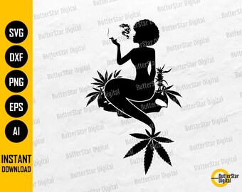 Free Free 249 Mermaid Smoking Weed Svg SVG PNG EPS DXF File