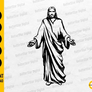 Lord Jesus SVG | Christian SVG | Religious Religion Faith Worship God Savior | Cricut Cutting Cuttable Clipart Vector Digital Dxf Png Eps Ai