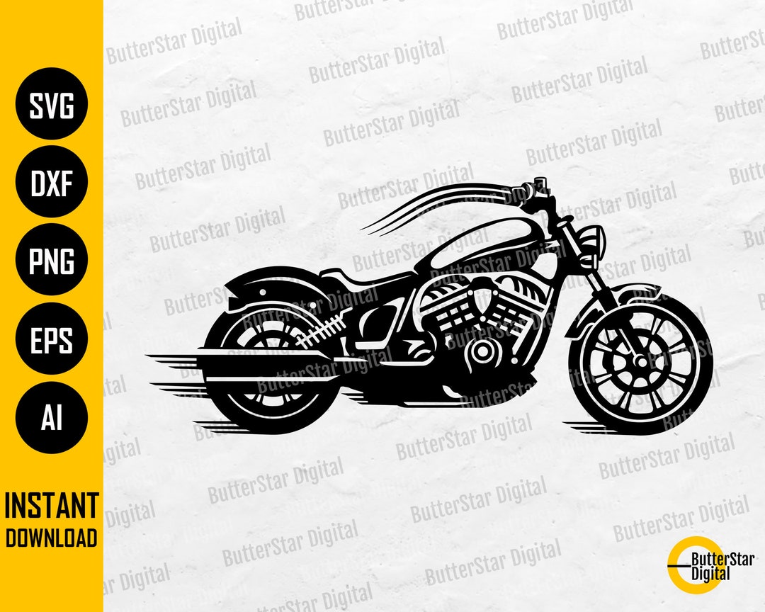 Motorcycle SVG | Motorbike SVG | Biker SVG | Big Bike Svg | Fast Ride ...