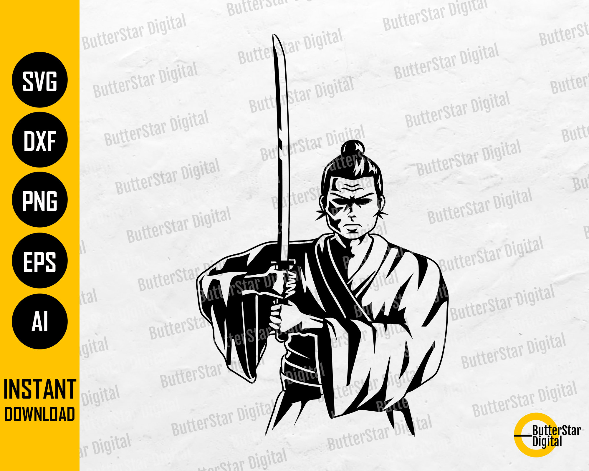 @SVG様 Samurai SVG | Ninja SVG | Swordsman SVG | Bushido Battle Shogun