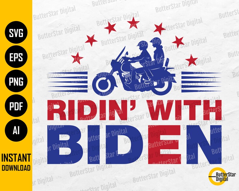 Ridin Graphics Ridin With Biden SVG | Go With Joe | Build Back Better | US Election ...