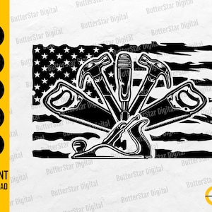 Hammer and Saw Vnyl Decal, Hammer Decal, Tools Bulder Carpenter Truck