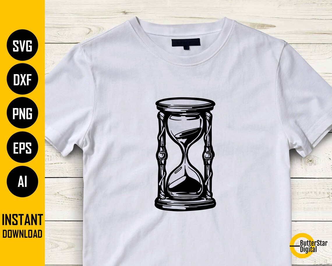 Hour Glass SVG Sandglass SVG Time Svg Life Moment Years - Etsy