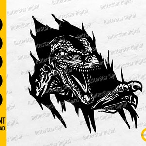 Raptor Claw Scratch SVG | Velociraptor SVG | | d’art mural Dinosaur Shirt Cricut Cutting Files Silhouette Clipart Vector Digital Dxf Png Eps Ai