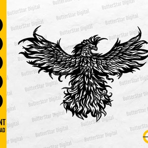 Phoenix Logo of Mythological Bird Graphic by krustovin · Creative Fabrica