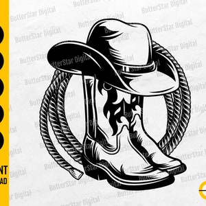 Cowboy Logo Outlaw Horse Lasso Hat Country Western Rodeo Ranch Old Wild  West Redneck Design Logo.svg .PNG Clipart Vector Cricut Cut Cutting 