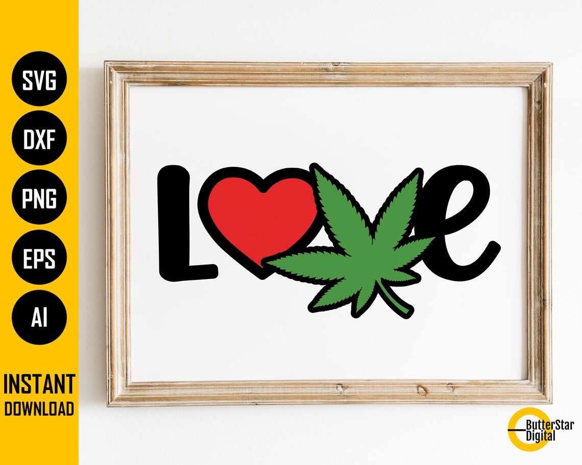 Free Free Love Weed Svg 785 SVG PNG EPS DXF File