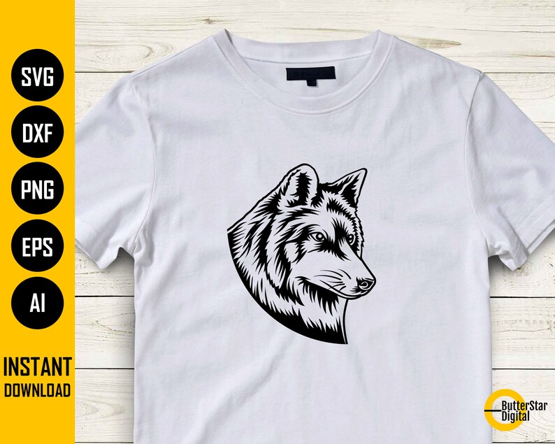 Timberwolf Dxf File Wolf Head SVG | Timberwolf SVG | Canine SVG | Hunting Svg | Cricut ...