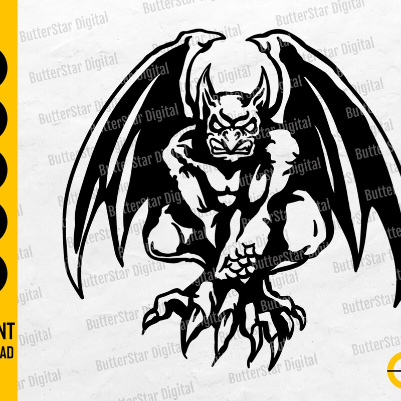 Gargoyles Clip Art - Etsy