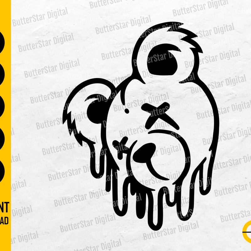 Bear With X Eyes - Etsy