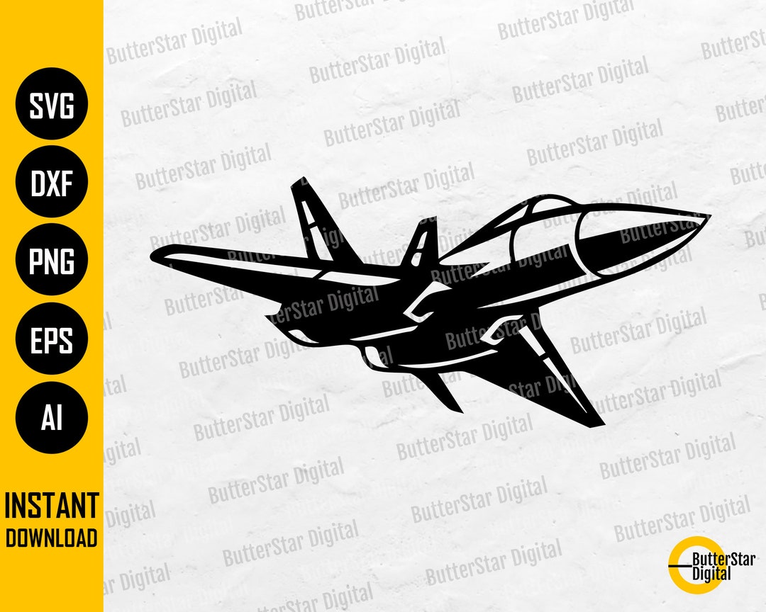 Buy Fighter Jet SVG | Air Force SVG | Army Military Combat Aircraft ...