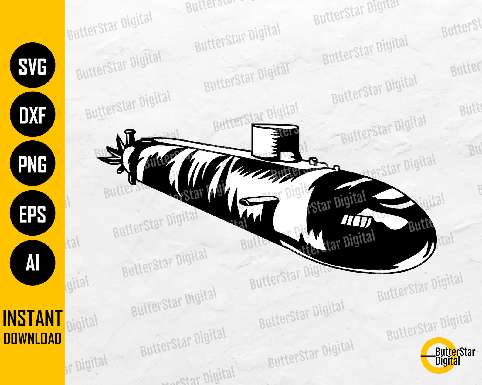Submarine SVG | Navy SVG | Warship Decal Graphics Sticker | Cricut ...