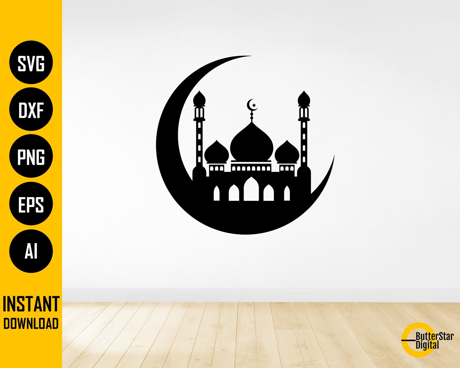 Ramadan SVG Mosque SVG Ramadan Kareem Mubarak Islam | Etsy