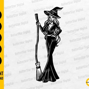 2 sorcières mignonnes svg, Sorcellerie BFFs Clipart, Sexy Lady ...