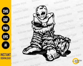 Alien Disguised As Bigfoot SVG | Funny Monster Shirt Vinyl Graphics | Cricut Cutting File Silhouette Clip Art Vector Digital Dxf Png Eps Ai